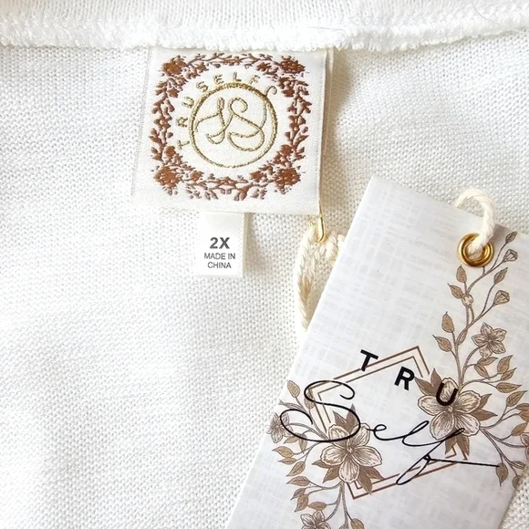 Christmas Sweater, Light-weight, "Joy to the World" with Trees Graphic, … - Picture 6 of 11